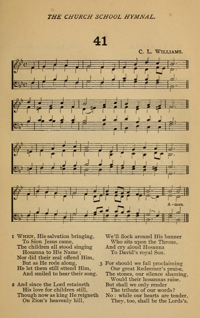 The Church School Hymnal with Tunes page 58