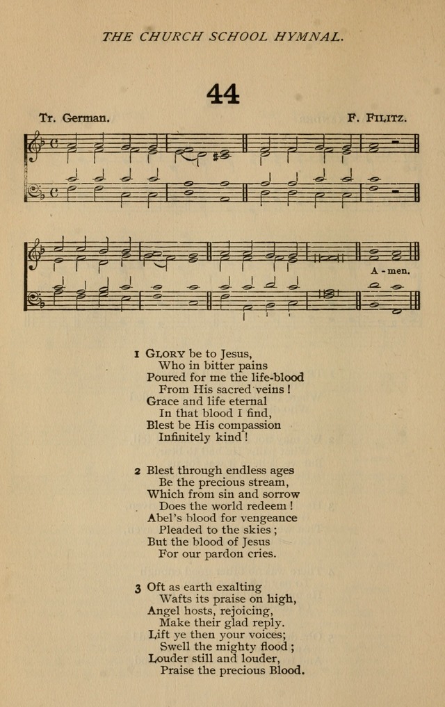 The Church School Hymnal with Tunes page 61