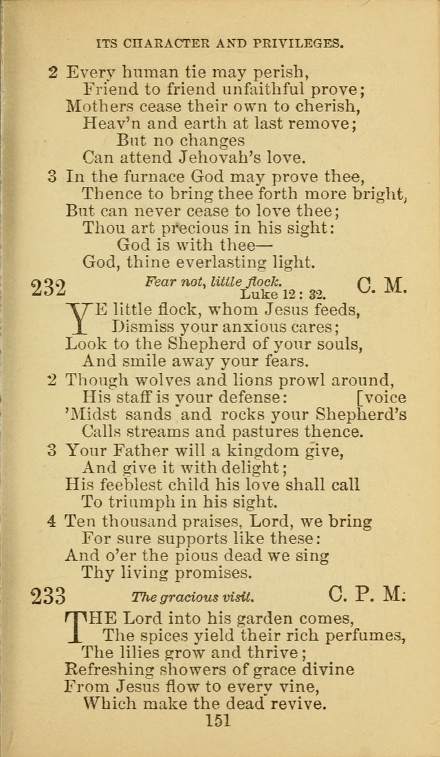 A Collection of Spiritual Hymns: adapted to the Various Kinds of Christian Worship, and especially designed for the use of the Brethren in Christ. 2nd ed. page 153