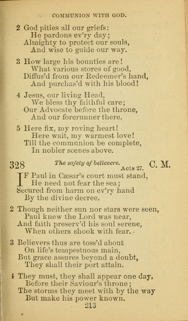 A Collection of Spiritual Hymns: adapted to the Various Kinds of Christian Worship, and especially designed for the use of the Brethren in Christ. 2nd ed. page 215