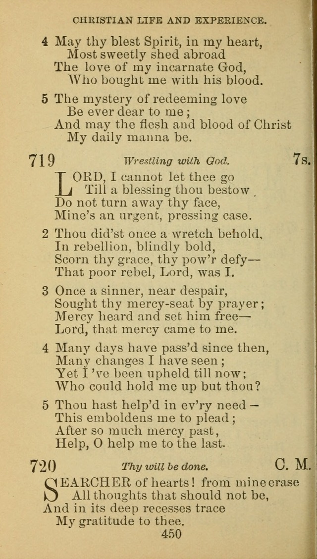 A Collection of Spiritual Hymns: adapted to the Various Kinds of Christian Worship, and especially designed for the use of the Brethren in Christ. 2nd ed. page 454