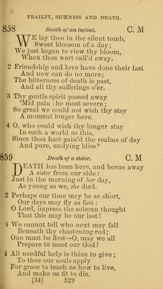 A Collection of Spiritual Hymns: adapted to the Various Kinds of Christian Worship, and especially designed for the use of the Brethren in Christ. 2nd ed. page 535