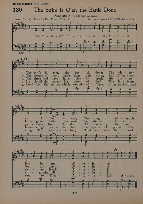 The Church School Hymnal for Youth page 112