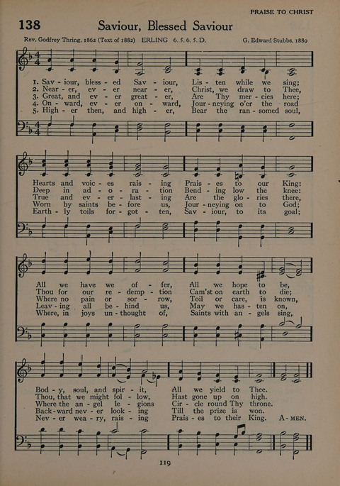 The Church School Hymnal for Youth page 119