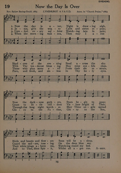 The Church School Hymnal for Youth page 15