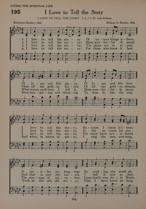 The Church School Hymnal for Youth page 164