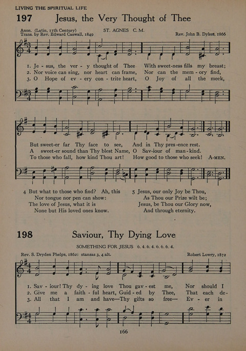 The Church School Hymnal for Youth page 166