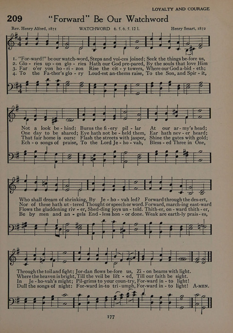 The Church School Hymnal for Youth page 177