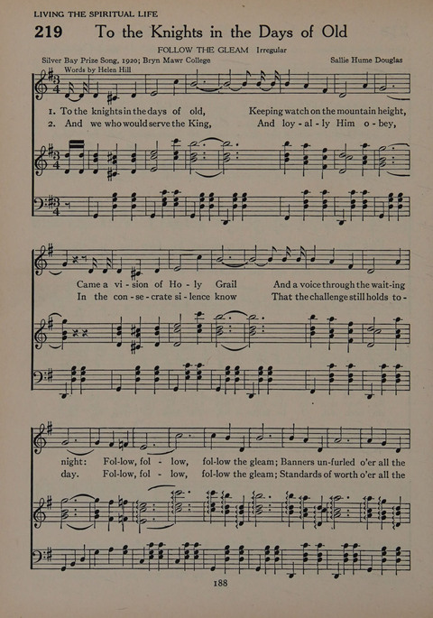 The Church School Hymnal for Youth page 188