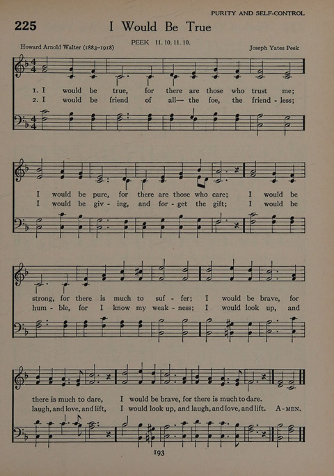 The Church School Hymnal for Youth page 193