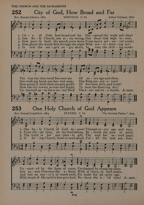 The Church School Hymnal for Youth page 214