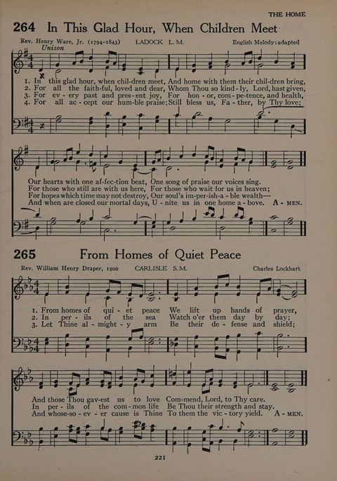 The Church School Hymnal for Youth page 221