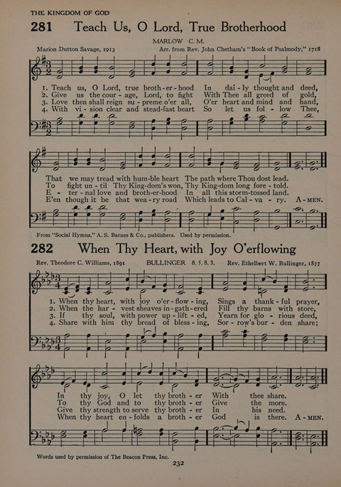 The Church School Hymnal for Youth page 232