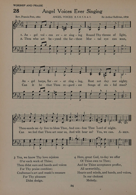 The Church School Hymnal for Youth page 24