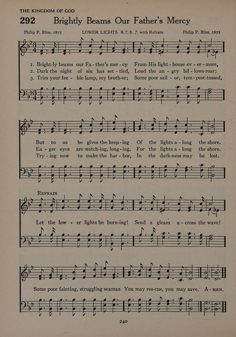 The Church School Hymnal for Youth page 240