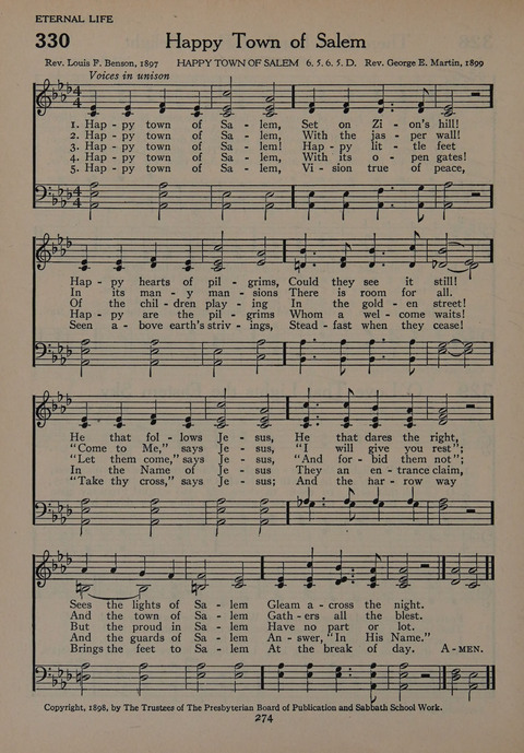 The Church School Hymnal for Youth page 274