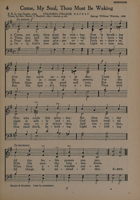 The Church School Hymnal for Youth page 3