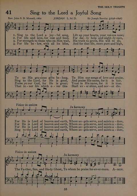The Church School Hymnal for Youth page 35