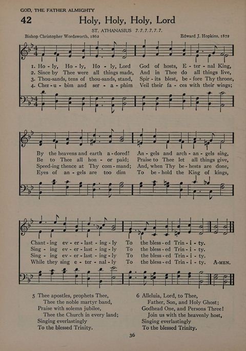 The Church School Hymnal for Youth page 36