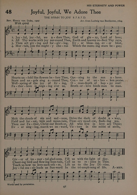 The Church School Hymnal for Youth page 41