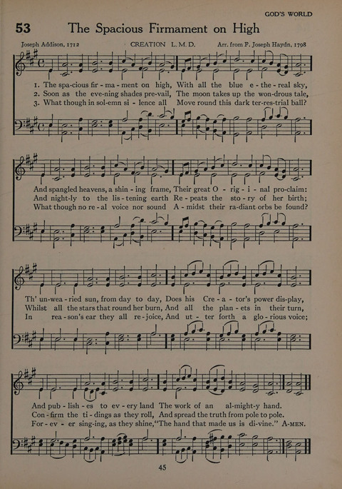The Church School Hymnal for Youth page 45