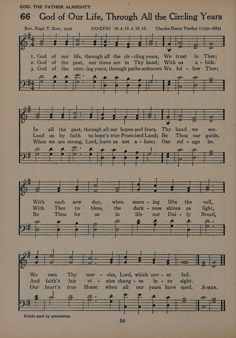The Church School Hymnal for Youth page 54