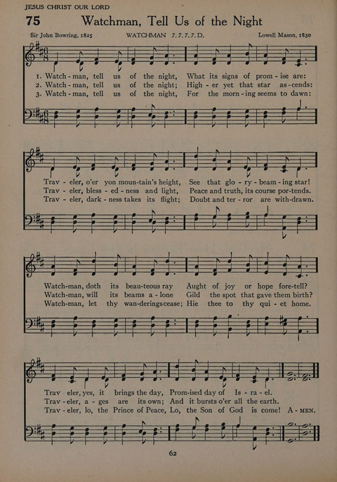 The Church School Hymnal for Youth page 62