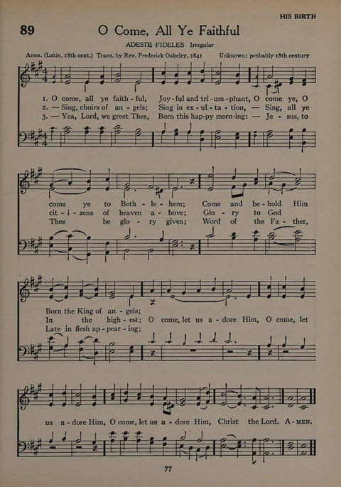 The Church School Hymnal for Youth page 77