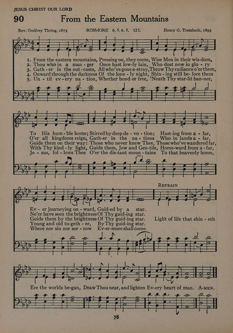 The Church School Hymnal for Youth page 78