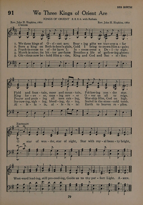The Church School Hymnal for Youth page 79