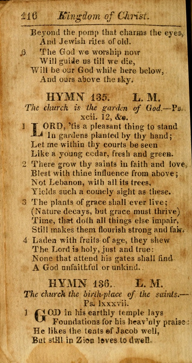 A Choice Selection of Psalms, Hymns and Spiritual Songs for the use of  Christians page 117