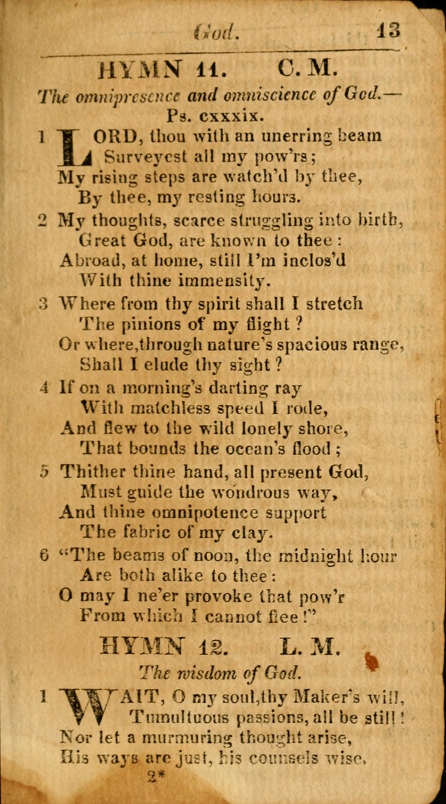 A Choice Selection of Psalms, Hymns and Spiritual Songs for the use of  Christians page 14