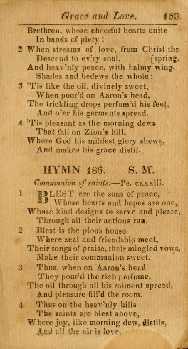 A Choice Selection of Psalms, Hymns and Spiritual Songs for the use of  Christians page 154