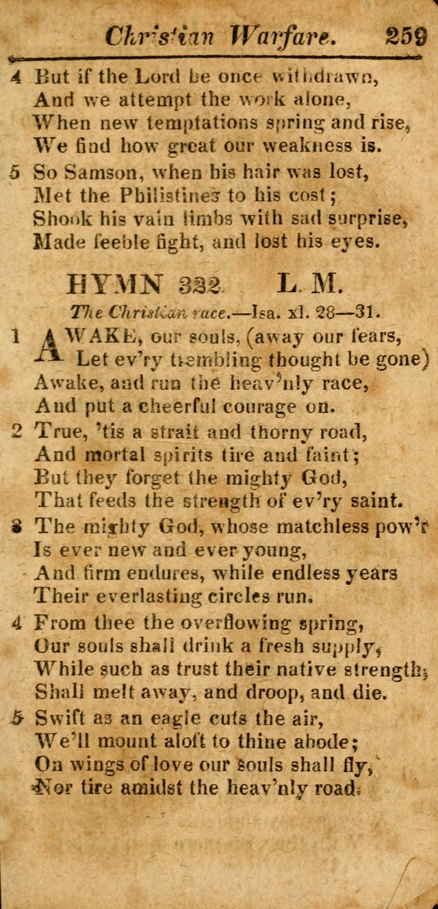 A Choice Selection of Psalms, Hymns and Spiritual Songs for the use of  Christians page 252