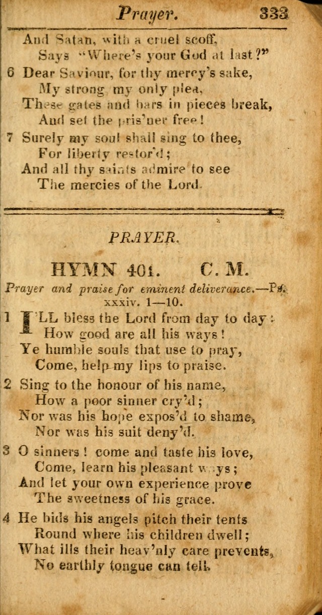 A Choice Selection of Psalms, Hymns and Spiritual Songs for the use of  Christians page 326