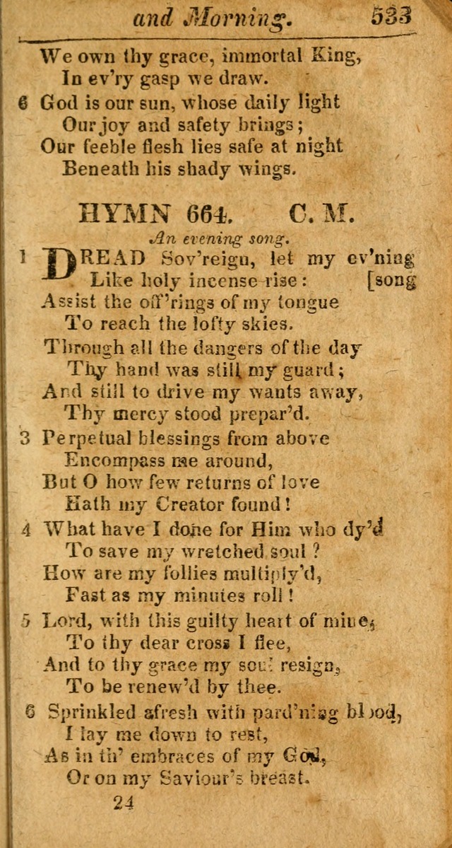 A Choice Selection of Psalms, Hymns and Spiritual Songs for the use of  Christians page 526