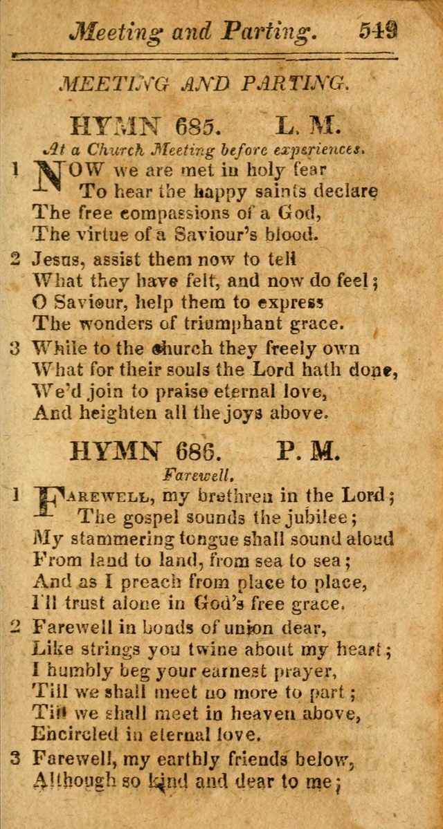 A Choice Selection of Psalms, Hymns and Spiritual Songs for the use of  Christians page 542