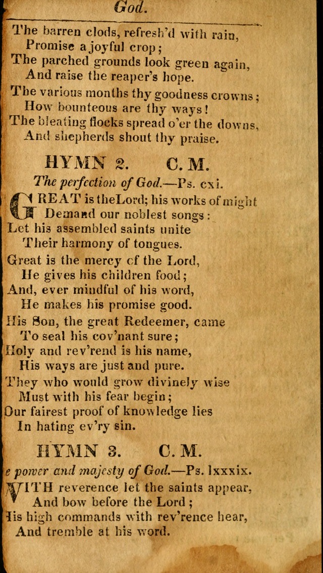 A Choice Selection of Psalms, Hymns and Spiritual Songs for the use of  Christians page 7