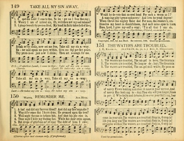 Christ in Song: for all religious services nearly one thousand best gospel hymns, new and old with responsive scripture readings (Rev. and Enl.) page 105