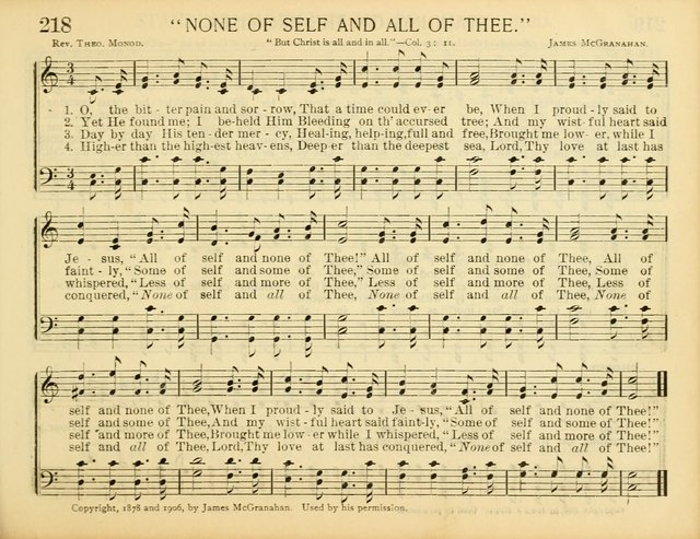 Christ in Song: for all religious services nearly one thousand best gospel hymns, new and old with responsive scripture readings (Rev. and Enl.) page 145