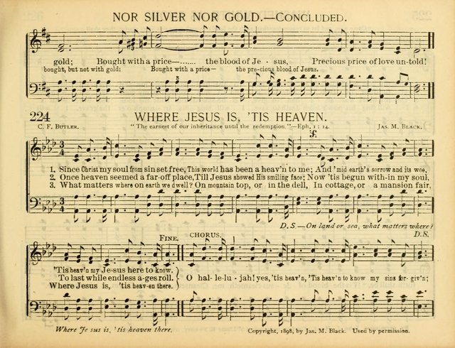 Christ in Song: for all religious services nearly one thousand best gospel hymns, new and old with responsive scripture readings (Rev. and Enl.) page 151