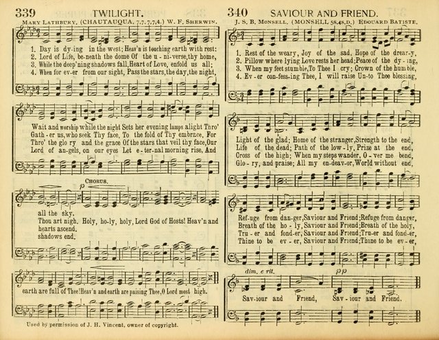 Christ in Song: for all religious services nearly one thousand best gospel hymns, new and old with responsive scripture readings (Rev. and Enl.) page 222