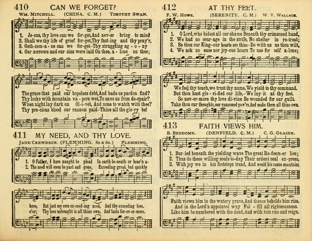 Christ in Song: for all religious services nearly one thousand best gospel hymns, new and old with responsive scripture readings (Rev. and Enl.) page 249