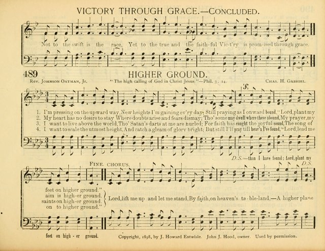 Christ in Song: for all religious services nearly one thousand best gospel hymns, new and old with responsive scripture readings (Rev. and Enl.) page 281