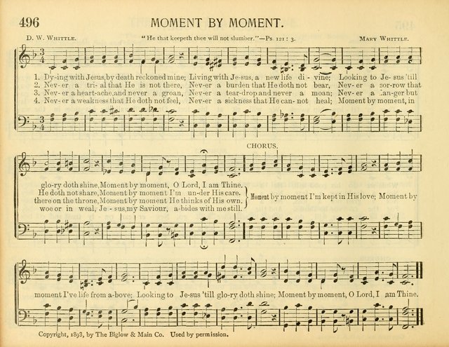 Christ in Song: for all religious services nearly one thousand best gospel hymns, new and old with responsive scripture readings (Rev. and Enl.) page 288