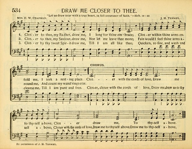 Christ in Song: for all religious services nearly one thousand best gospel hymns, new and old with responsive scripture readings (Rev. and Enl.) page 326
