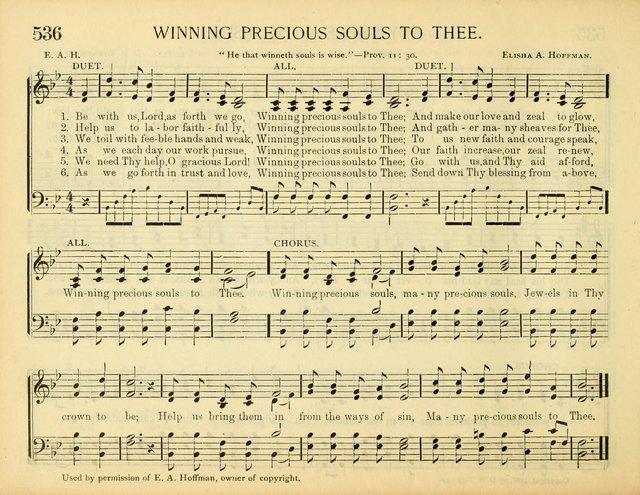 Christ in Song: for all religious services nearly one thousand best gospel hymns, new and old with responsive scripture readings (Rev. and Enl.) page 328