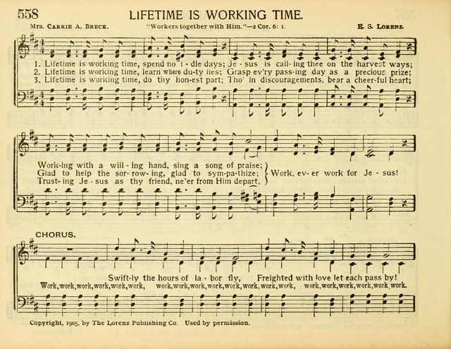 Christ in Song: for all religious services nearly one thousand best gospel hymns, new and old with responsive scripture readings (Rev. and Enl.) page 350