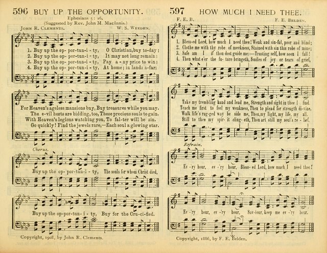 Christ in Song: for all religious services nearly one thousand best gospel hymns, new and old with responsive scripture readings (Rev. and Enl.) page 385