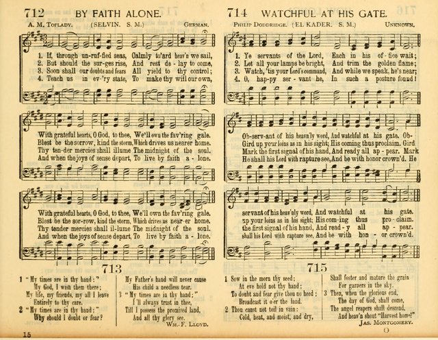 Christ in Song: for all religious services nearly one thousand best gospel hymns, new and old with responsive scripture readings (Rev. and Enl.) page 437